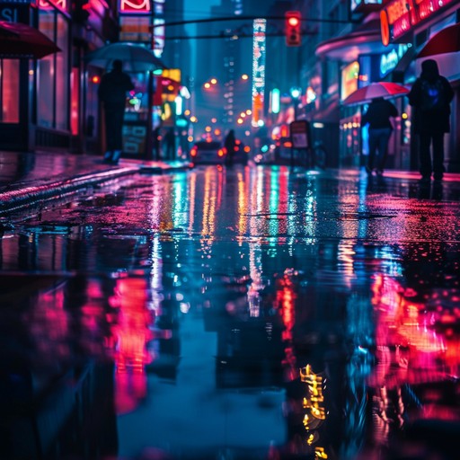This track captures the essence of a bustling city at night, with pulsating beats and shimmering synths creating a dynamic urban atmosphere. The melody flows like neon lights reflecting off wet streets, combining modern electronica with a touch of mystery. This track captures the essence of a bustling city at night, with pulsating beats and shimmering synths creating a dynamic urban atmosphere. The melody flows like neon lights reflecting off wet streets, combining modern electronica with a touch of mystery.