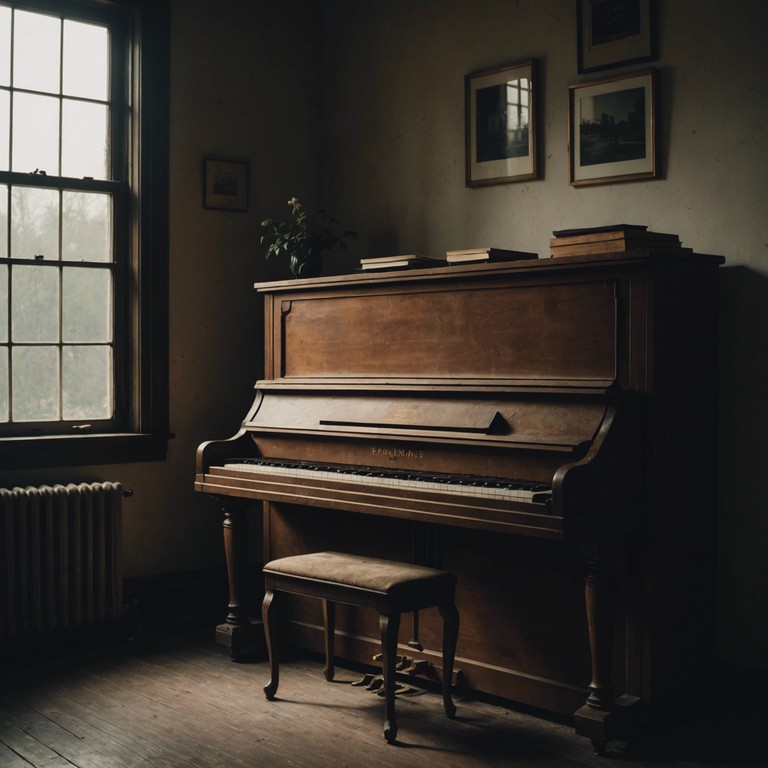This track is an emotional voyage that delves deep into the heart of nostalgia, using delicate piano keys to paint a soundscape of timeless reflective states. It's a musical tribute to the silent moments that often go unnoticed, yet hold the heaviest emotions.