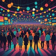 celebration music with uplifting house rhythms