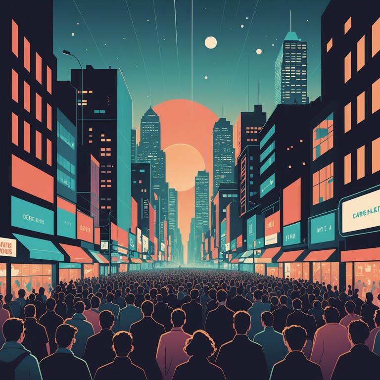 Immerse yourself in an energetic and chaotic journey through pop rock realms, where unpredictability meets compelling rhythm. This instrumental track features a frenzy of layered electric guitar riffs, pulsating drumbeats, and unexpected sound breaks, creating an atmosphere that's both disorientive and captivating. Ideal for expressing the frenzy of urban life or the hectic pace of modern existence.