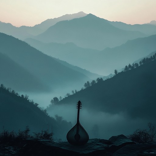 A soulful sitar instrumental that embodies the tranquil beauty of the morning, guiding listeners towards inner peace and reflection through evocative melodies.