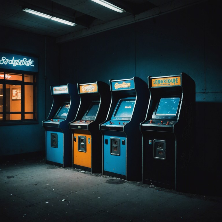 A deeper exploration into the eerie silence of forgotten arcades, where every note from the synthesizer adds a layer to its dark, compelling history.