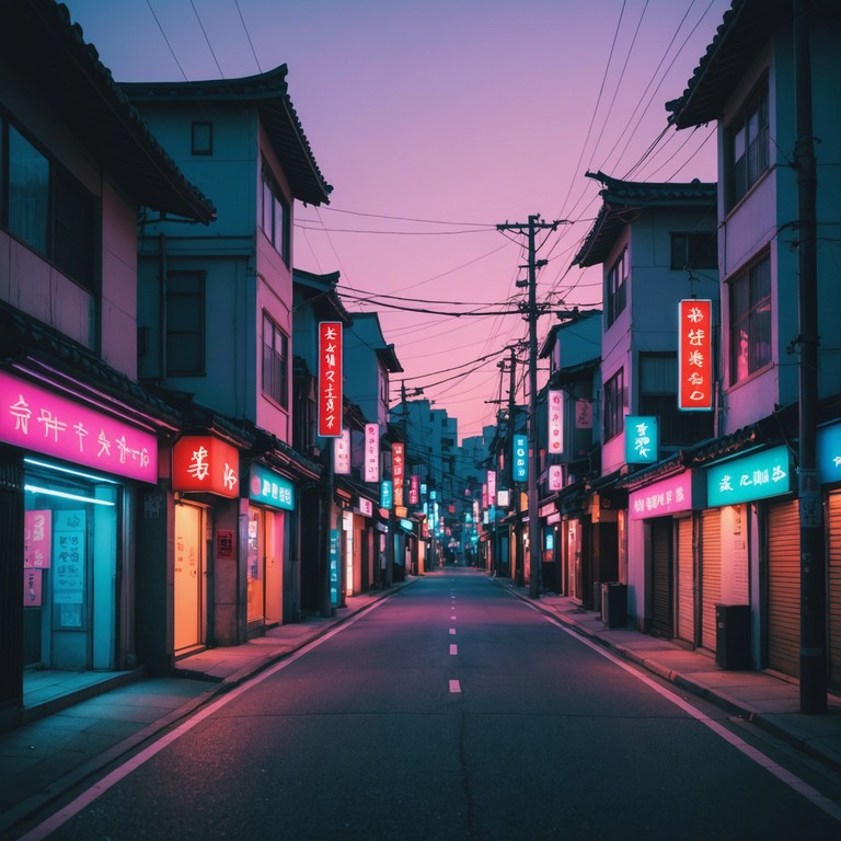 A haunting, yet catchy instrumental track blending modern k pop vibes with an air of mystery and urban sophistication. Traditional korean instruments meld with digital sounds to create a soundscape ideal for a night time stroll through seoul's twinkling cityscape.