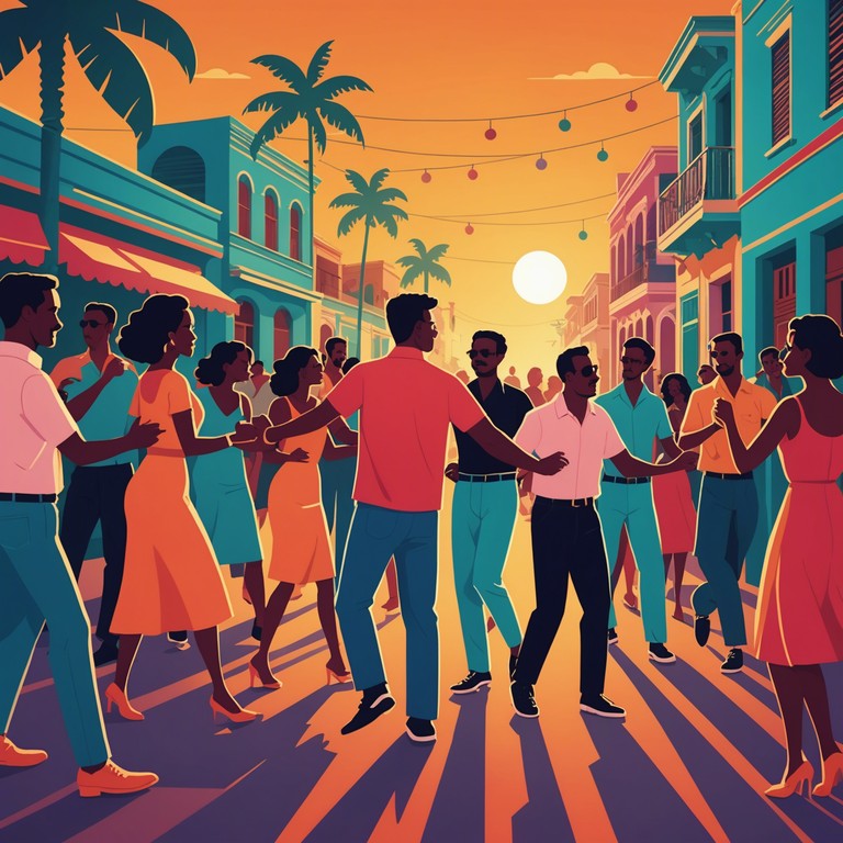 Let this track bring you to the bustling streets of a cuban festival, where the air is filled with music, dance, and the spirit of joy. An ideal backdrop for scenes of celebration and cultural festivity.