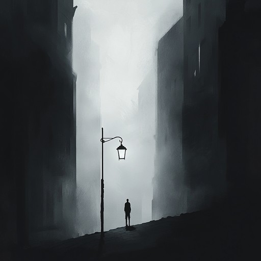 A disturbing instrumental that captures the unease of roaming through silent urban landscapes under flickering neon lights, filled with haunting melodies and unsettling rhythms.