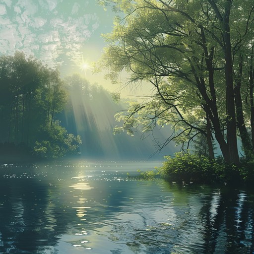 **bask in the tranquil, melodic tones of suomipop as delicate guitar strumming and gentle synth layers invoke the serenity of a nordic summer day. This instrumental track captures the essence of peaceful, sunlit forests and serene lakes, perfect for moments of reflection and relaxation.**