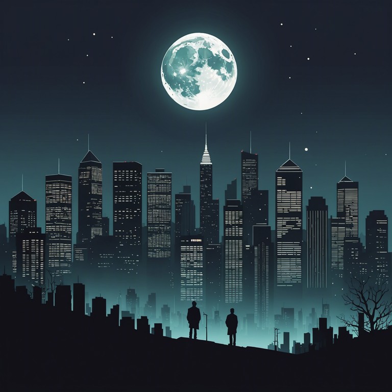 Imagine exploring a deserted metropolis, where each step and soft echo builds a complex soundscape of reflective and introspective moods, underscored by a deep, throbbing bass that resonates with the soul’s quieter queries.