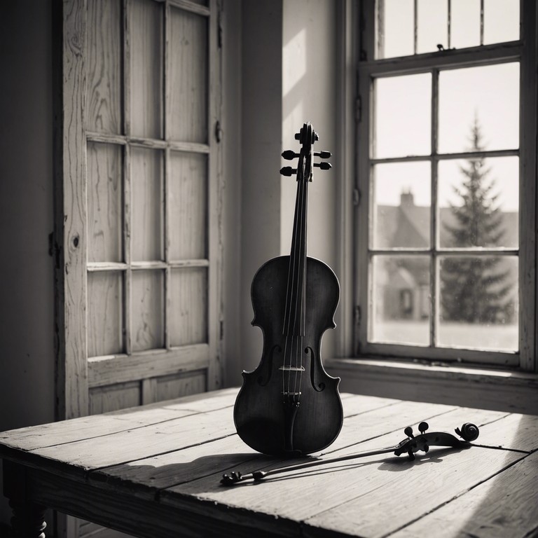 Imagine a piece that transports you to a forgotten era, evoking deep nostalgic and sentimental emotions, interpreting the delicate whispers of yesteryears as they echo through grand orchestral movements. The swell of violins captures the profound essence of memory and longing, enveloping the listener in a warm embrace of cinematic beauty.