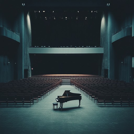 An intimate instrumental featuring gentle piano melodies that fill the silence of an empty theater, evoking feelings of solitude and introspection