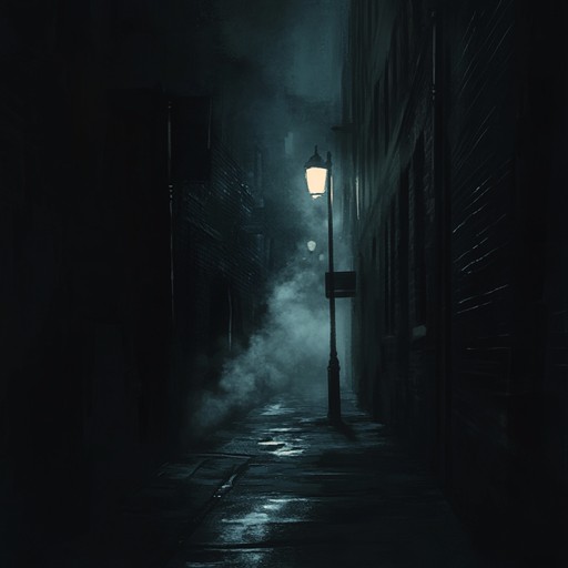 A perfect blend of eerie melodies and deep basslines woven into rhythmic jazz house. Sinister saxophone riffs echo through dark urban alleyways, crossing ghostly whispers, creating an ambient track suited for haunting, nocturnal scenes.