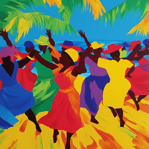 A lively, brass filled mambo piece that captures the essence of triumphant celebrations in the caribbean, with euphoric melodies and driving percussion inviting everyone to dance and revel in victory.