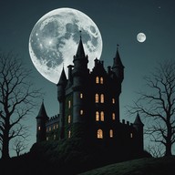 haunting notes echo through deserted castle halls