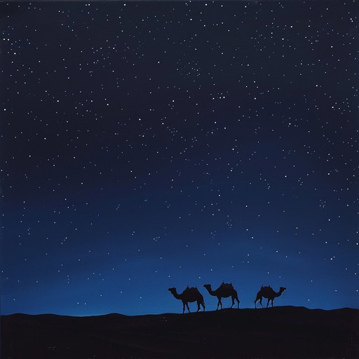 A mesmerizing blend that showcases the rich soundscapes of middle eastern oud, intertwined with modern ambient tones, evoking timeless desert mystique and tranquil nights under the stars.