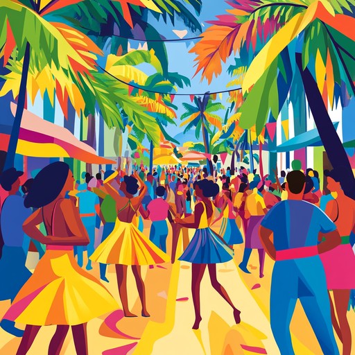 A fusion of samba and funk, this track captures the essence of a tropical carnival with infectious grooves, playful brass, and spirited percussion. The result is an irresistible dance track that radiates joy and energy.