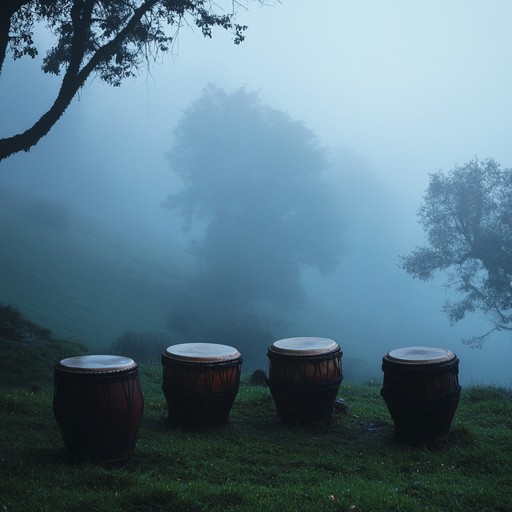 An atmospheric track combining traditional bhangra rhythms with dark and haunting electronic elements, creating a mysterious and engaging soundscape. The use of traditional instruments like the dhol is juxtaposed with brooding synth tones and deep bass lines, making for a uniquely immersive experience