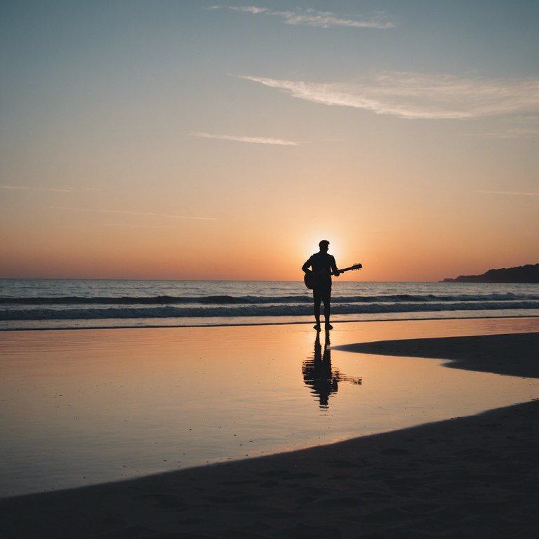 Imagine a gentle breeze coming from the sea, carrying the alluring melodies of latin jazz played on an acoustic guitar through the bustling streets and serene beaches of barcelona.