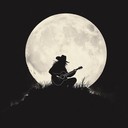 relax with mellow blues guitar under the quiet moonlight.