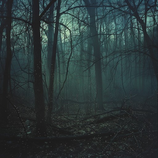 This dark folk instrumental leads listeners through the shadowed paths of a ghostly forest, with acoustic guitar layered over subtle percussive rhythms and haunting atmospheric effects. The music evokes feelings of isolation and mystery, perfect for a somber and eerie journey.