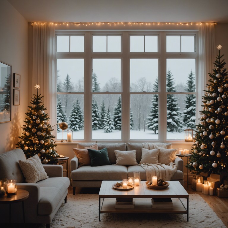 Imagine a cozy evening where the smooth sounds of a saxophone blend with festive cheer, creating a backdrop for warm gatherings and joyous toasts. This track combines soulful jazz rhythms with the sparkling aura of holiday decorations, evoking feelings of nostalgia and joy, perfect for the holiday season.