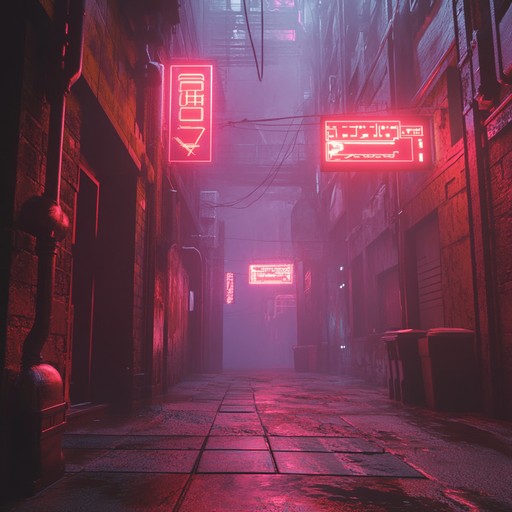 Journey into a neon lit future where pulsating synths and ethereal melodies paint a vivid picture of urban mystery. This track immerses listeners in a dystopian world, creating an atmosphere of intrigue and the futuristic unknown.