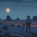 mysterious western soundtrack with haunting atmospheric elements