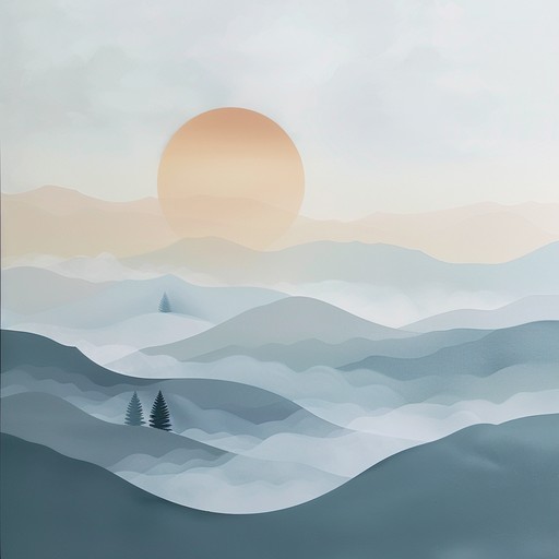 This tranquil instrumental piece features delicate layers of shimmering synthesizers, soft pads, and gentle atmospheric textures that ebb and flow, creating a dreamy and immersive sonic environment perfect for relaxation, meditation, or quiet reflection.