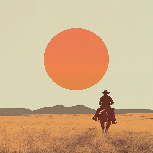 Experience the exhilarating rush of galloping across wide open plains, under a brilliant sunset that bathes the landscape in warm, golden hues. This euphoric instrumental western tune blends traditional elements with an energetic, uplifting vibe that paints vivid images of cowboys, dusty trails, and triumphant returns