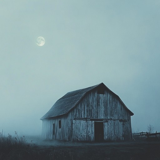 A mysterious and ambient country tune that weaves soulful, wistful melodies into an intricately moody landscape. The setting is a moonlit countryside filled with the quiet echoes of nighttime wildlife and distant whispers of wind. The tune highlights the seamless blend of traditional country twang with an enigmatic, almost surreal sonic texture, perfect for evoking moments of introspection.