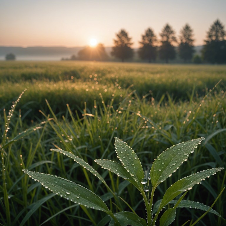 As dawn unfolds, soft piano music fills the air, representing the tranquility of morning and the promise of a new day. The track is designed to transport the listener to a peaceful morning where calmness reigns, ideal for reflection or gentle awakening.