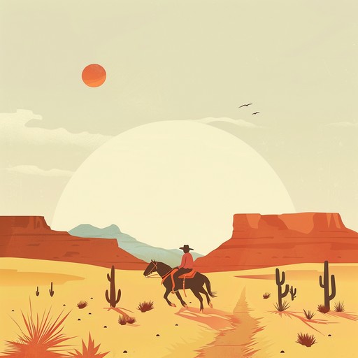 Energetic rhythms and cheerful melodies recreate a sunny morning on the open frontier. The banjo leads the melody with lively strumming, accompanied by rhythmic clapping and occasional whistles, bringing a sense of joy and freedom. Perfect for scenes of happy adventures and light hearted moments in a western setting.