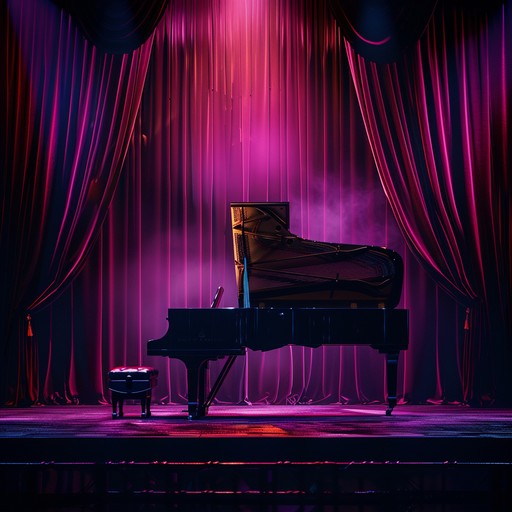 Embrace a mystical night with captivating cabaret tunes that blend seductive elegance and dark allure. Imagine a smoky room draped in velvet, where melodic piano notes echo through the air, creating a melancholic yet enchanting ambiance.