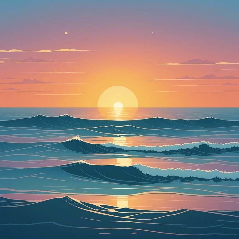 Imagine the first light of dawn cresting the horizon, as vibrant and soft melodies intertwine, capturing the essence of a new day emerging over a calm sea. The music embodies both the energy of the sunrise and the peacefulness of the ocean.