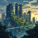 ethereal soundscape of a futuristic utopia