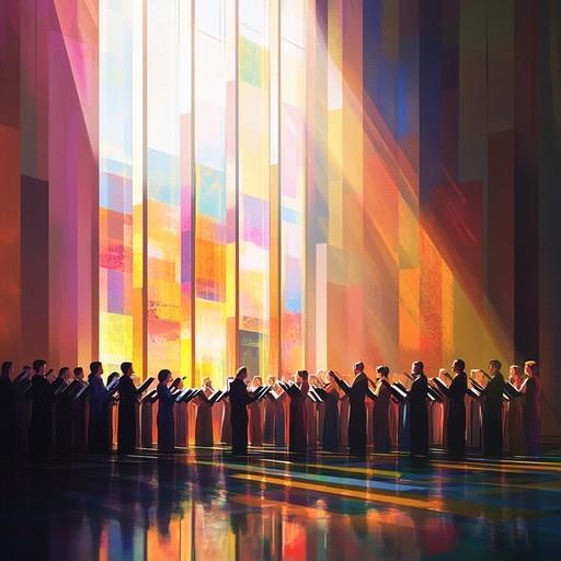 This lively gospel track features a powerful choir singing soul stirring harmonies, accompanied by rhythmic clapping and spirited piano riffs. It radiates an uplifting and joyous atmosphere, filled with infectious energy and spiritual fervor. Perfect for evoking a sense of divine celebration, this song inspires listeners to join in and sing along.