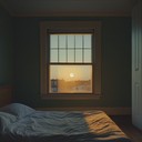 a soft, melancholic melody echoing in an empty bedroom.