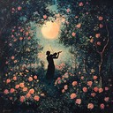 a seductive orchestral piece evoking passion under moonlit skies