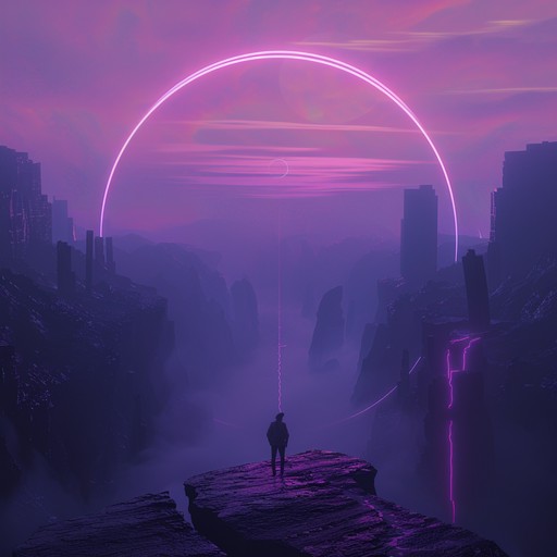 This track should evoke the feel of navigating through a neon-lit cyberpunk cityscape, with pulsating beats and atmospheric synths creating a vibrant, entrancing experience. The sound should be dynamic and evolve over time, reflecting the highs and lows of an urban adventure.