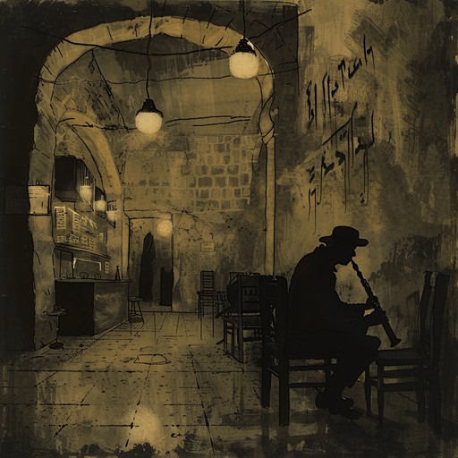 An evocative instrumental piece featuring a clarinet melody that dives deep into the realms of jewish cultural emotions. With supporting accordion and violin, the music expresses longing and history.