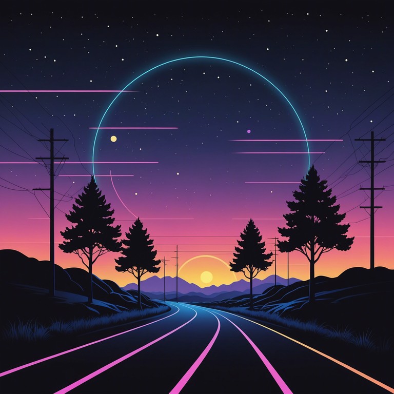 As if the night itself starts dancing, this alternative version takes you through a soundscape filled with pulsating rhythms and melodic synthesizers, creating a sense of thrill and anticipation enveloped in the mysterious ambiance of a moonlit setting.