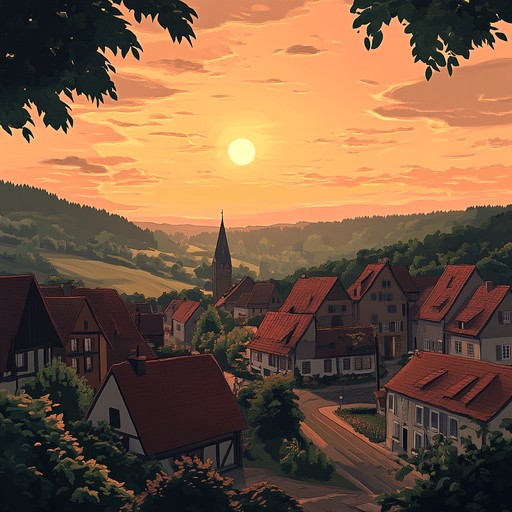 A heartfelt instrumental capturing the essence of a warm, german summer evening, reminiscing on cherished memories. Soft strings weave through tender piano notes, creating an atmosphere filled with warmth and longing, ideal for a sentimental journey through time.