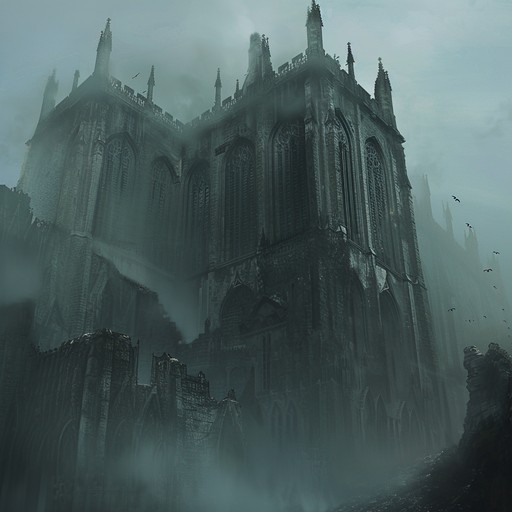 A chilling instrumental piece that combines discordant melodies and haunting echoes. The song builds an atmosphere of foreboding, using deep, booming sounds and ethereal, ghostly whispers to create a sense of impending doom. The stark, emotive instrumentation draws the listener into a shadowy world of gothic elegance and dark mysteries.