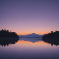 soft piano melody under twilight skies