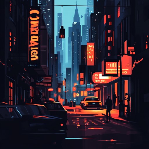 A lively jazz composition that encapsulates the energy of a city at night, with upbeat saxophone melodies interlaced with the sounds of urban life. This track brings the listener into the heart of the nightlife with its dynamic rhythms and vivacious spirit, perfect for setting an adventure ready mood.