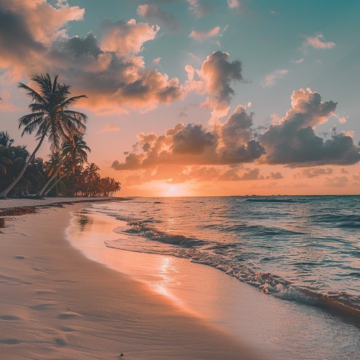 An instrumental calypso piece featuring gentle steel pan rhythms, encapsulating the essence of a serene sunset on a caribbean beach. This track aims to convey warmth, joy, and relaxation, perfect for unwinding and reminiscing about happy times.