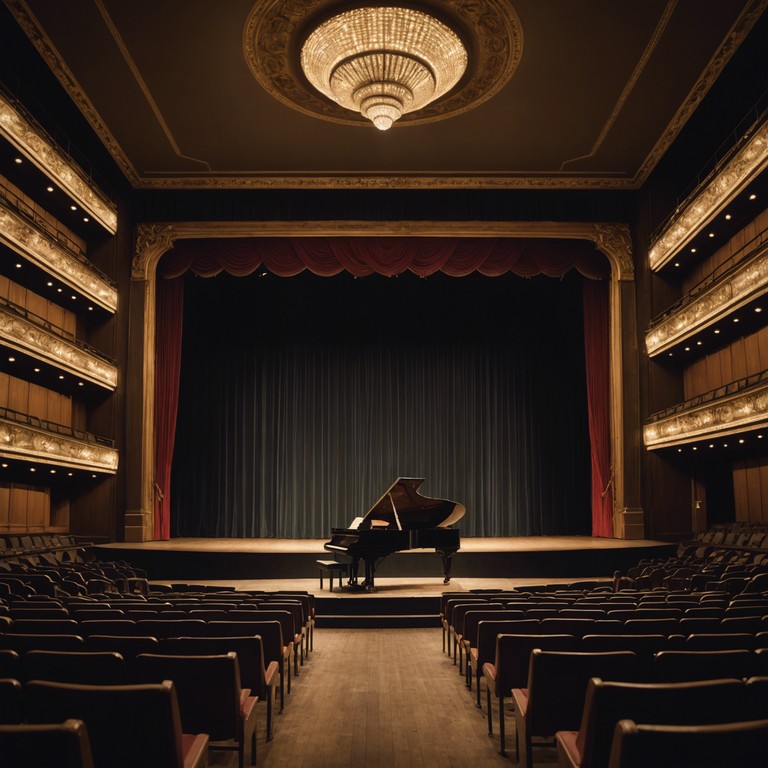 Step back in time with a majestic piano composition that celebrates the storied history and emotional depth of broadway's golden age, crafted to stir the soul and uplift the spirit.