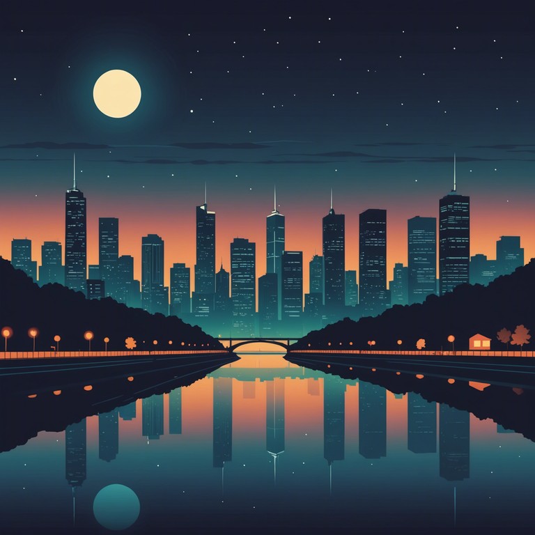 A track that exemplifies the cool essence of nighttime in a bustling cityscape. Funky rhythms and deep bass lines intertwine, creating a groovy soundscape perfect for a reflective midnight cruise through neon lit streets. This piece combines the spontaneity of hip hop with the deep grooves of funk, capturing the vibrant energy of urban life.