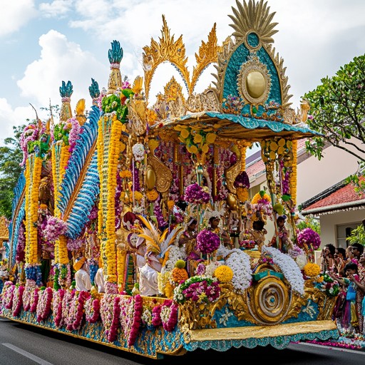 A dynamic instrumental piece that highlights the lively and joyous atmosphere of carnival festivities. With prominent trumpet melodies and energetic percussion, the song exudes a majestic and celebratory vibe, perfect for parades and street parties.