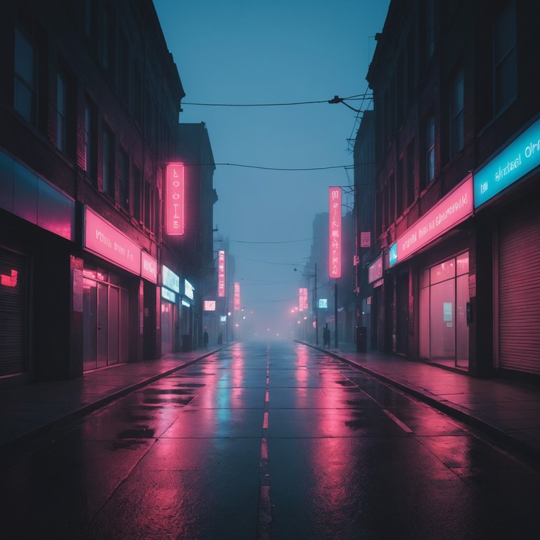 Navigate a sonic journey through a city enveloped in mist and soft neon glows, where every sound resonates with a deep, introspective feel. This track merges ambient urban noises with a haunting synth melody.