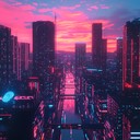 bright and uplifting synthwave journey through futuristic soundscapes