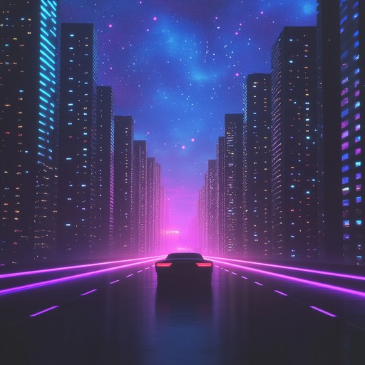 A melodic and soothing instrumental synthwave piece that transports listeners to neon lit streets of a retro futuristic cityscape. Gentle synths and ambient textures create an immersive, nostalgic atmosphere.